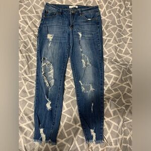 Kancan distressed jeans